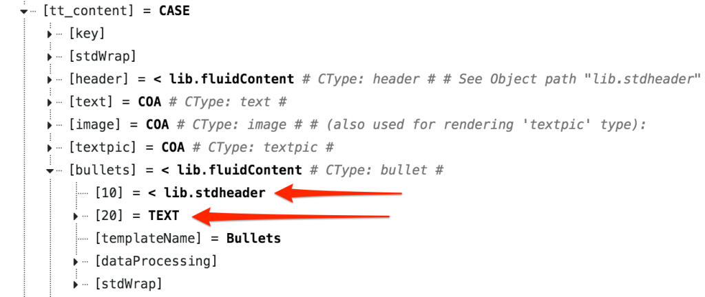 Unused TypoScript definitions