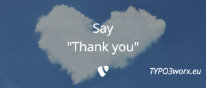 Read more about the article “Say Thank You”