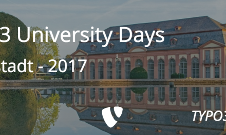 TYPO3 University Days 2017