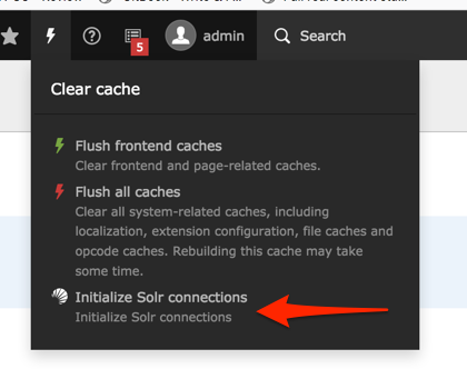 Initialize Solr connections