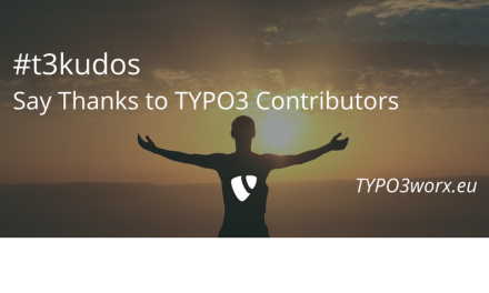 #t3kudos – Say thanks to TYPO3 contributors